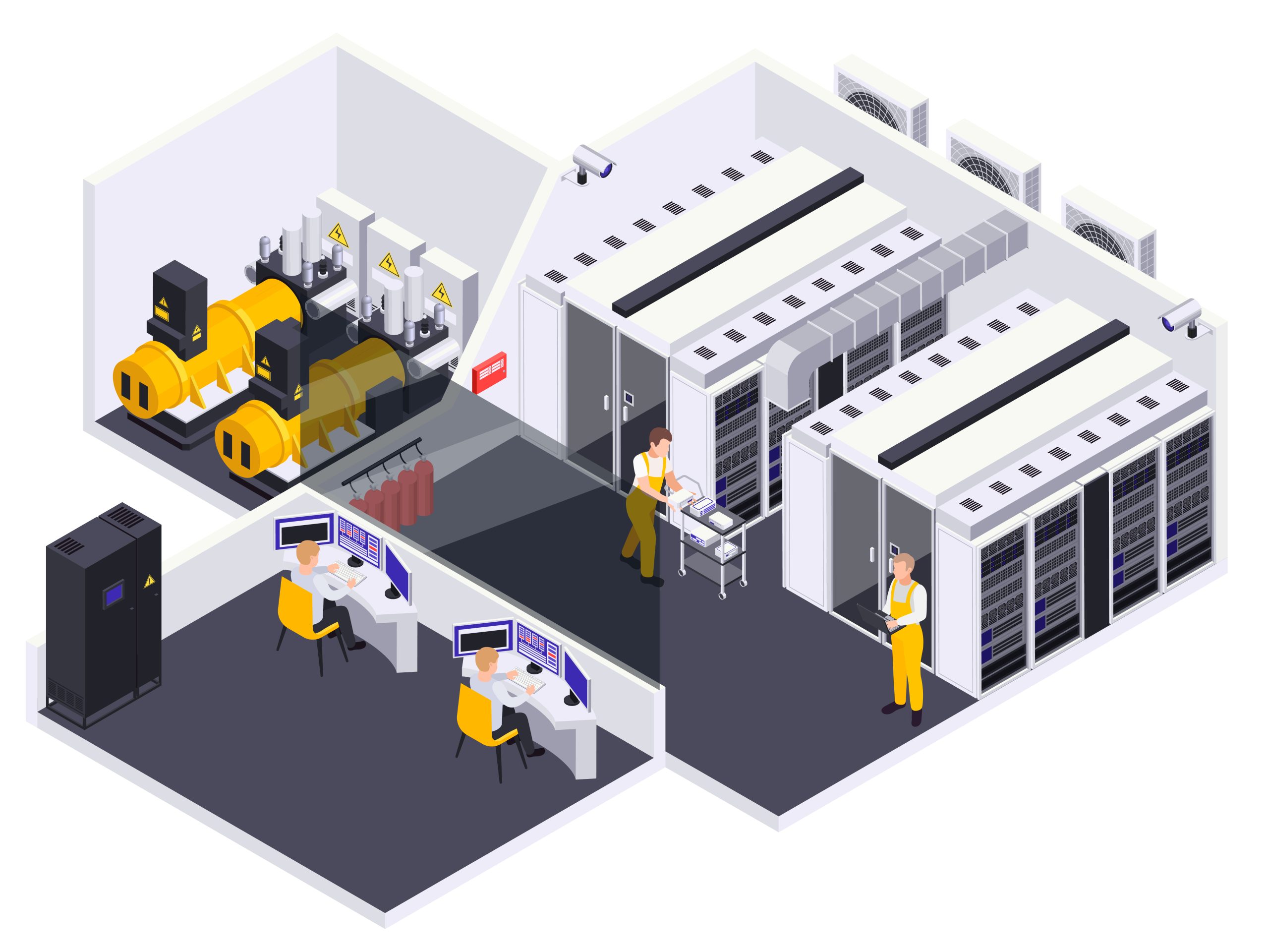 Micro data center adalah jenis data center dengan ruang lingkup yang relatif lebih kecil dibandingkan jenis data center lainnya. Pusat data mikro hanya menangani data di wilayah tertentu. Data center sendiri dibangun dari berbagai elemen teknis, misalnya server, switch, router, storage, dan masih banyak lagi.